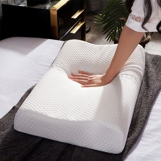 [HÀNG CHUẨN] Gối ngủ chống ngáy cao su non Sài Gòn 50*30*9cm