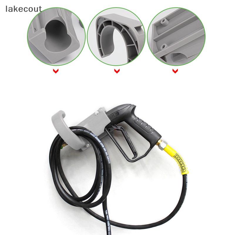 Lat Rửa Xe Súng Nước & Vòi Treo Tường Bảo Quản Máy Giặt Ô Tô Móc Ống Giá Để Đồ linh cẩu