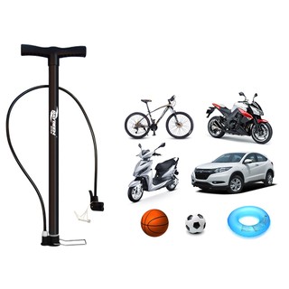 Bơm xe máy xe đạp nhỏ gọn đầu van đa năng 120/140 PSI - SUNND