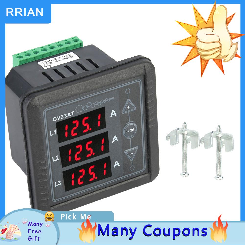 Rrianfo Ammeter Current Meter AC For Displaying Threephase Currents