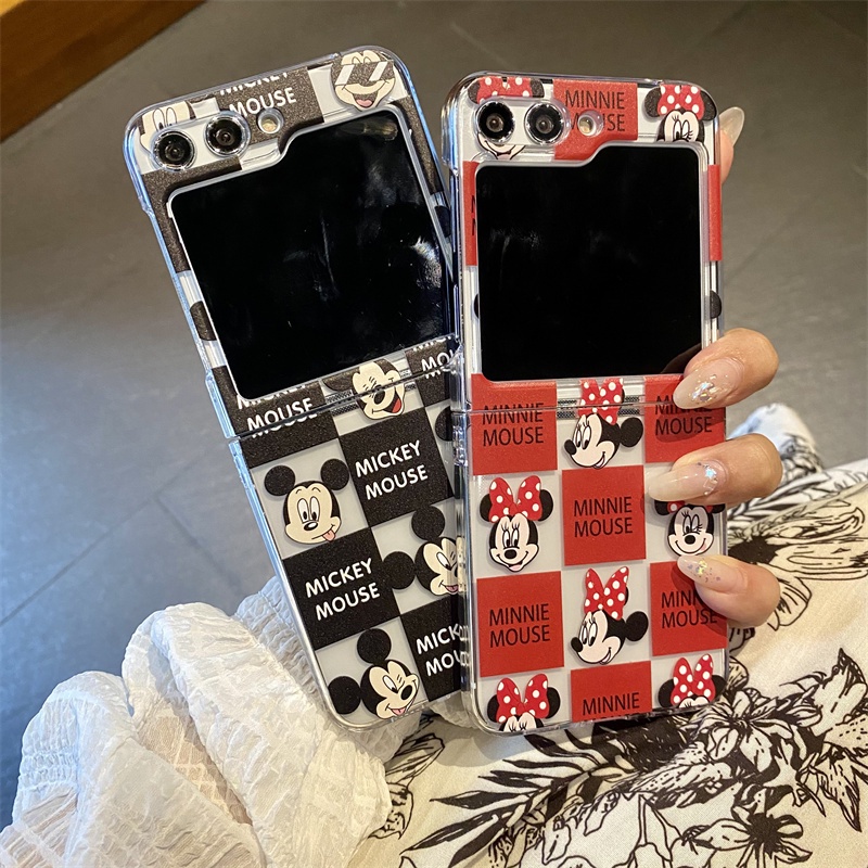 Dễ Thương Ốp Điện Thoại pc Cứng Nhám Trong Suốt Chống Sốc Hoạt Hình Cho samsung galaxy z flip 5 z flip 4 z flip 3 flip5