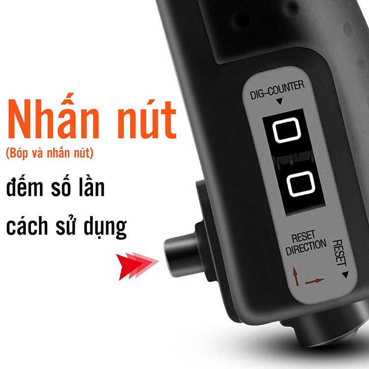 Mô tả BG- COMBO Kìm Tập Cơ Tay,Kìm Bóp Tay Dụng Cụ Tập Gym Tại Nhà Điều Chỉnh Lực Có Đếm - 2