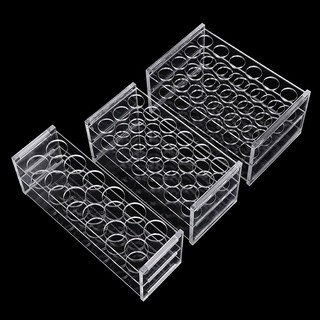 Giá Đỡ Ống Nghiệm 8 10 12 18 24 40 48 96 Lỗ Bằng Nhựa Trong Suốt