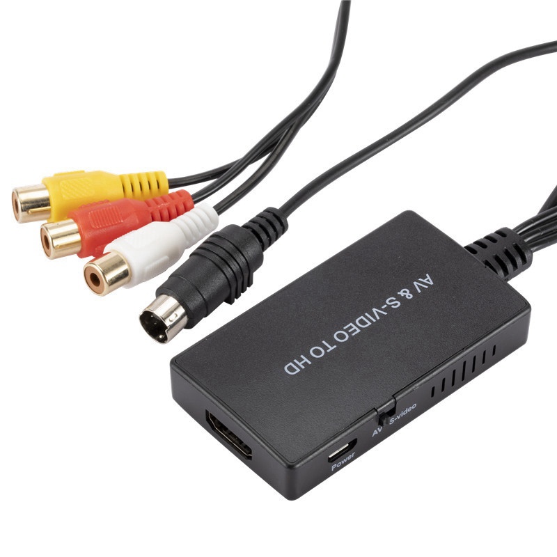 Svideo Bộ Chuyển Đổi Từ s-video Sang hdmi Và 3rca cvbs Hỗ Trợ 1080p 720p