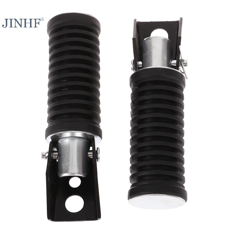 JINHF 2 Chiếc Xe Máy Phía Sau Chân Xe Máy Chốt Chân Tương Thích Với GS125 GN125 Motocross Phụ Kiện Xe Máy Bàn Đạp HOT