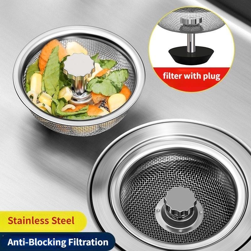 Lưới Lọc Bằng Thép Không Gỉ Thông Dụng Cho Bồn Rửa Nhà Bếp