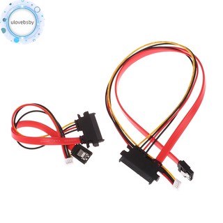 Ulovebsby 20 / 30 / 40cm Cáp nguồn 4Pin + SATA 22 (15 + 7) Pin sang PH2.0 / 3.0 Cáp dữ liệu ổ đĩa cứng Cáp cấp nguồn VN