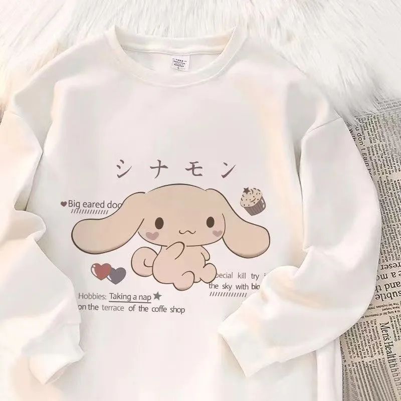 Áo Hoodie In Hoạt Hình sanrio cinnamoroll Thời Trang Thu Đông Dành Cho Trẻ