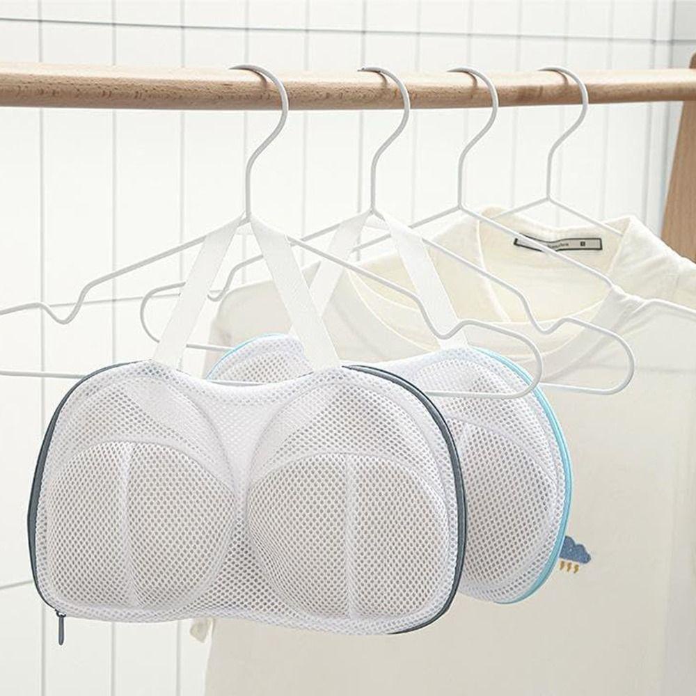 [Vận chuyển nhanh] Túi giặt áo ngực SIMPLEAID, Túi lưới áo ngực thoáng khí chống viền, di động chống biến dạng có tay cầm Bảo vệ vệ vệ sinh đồ lót Du lịch