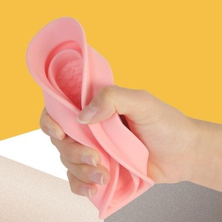 Dụng cụ vệ sinh Silicone cọ trang điểm Gecomo bằng nhựa cao cấp và có thể gập lại rửa cọ trang điểm Gấp Gọn Tiện Dụng