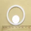 ESSENCEH 30 chiếc Vòng tròn màu trắng, Vòng tròn Dreamcatcher màu trắng bằng nhựa, Vòng tròn bằng nhựa Vòng tròn Dreamcatcher 60mm Vòng tròn bắt giấc mơ cho đồ dùng bắt giấc mơ