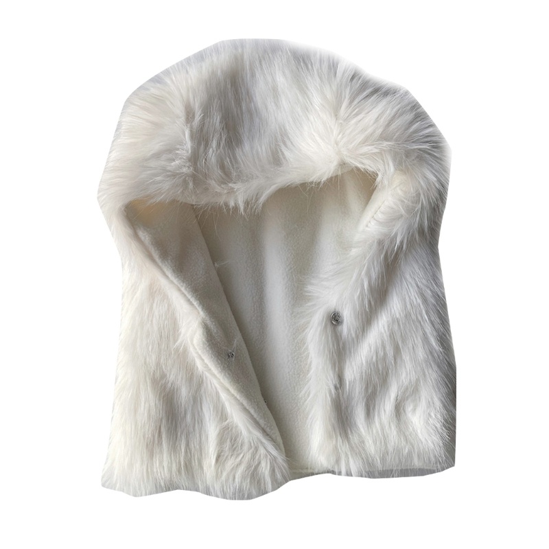 Dasbsug Lông Thú Sang Trọng Mũ Trùm Đầu Người Lớn Unisex Balaclava Mũ Đáng Yêu Mới Lạ Tai Thỏ Beanie Y2K Thanh Thiếu Niên Cô Gái Mùa Đông Ấm Áp Sk