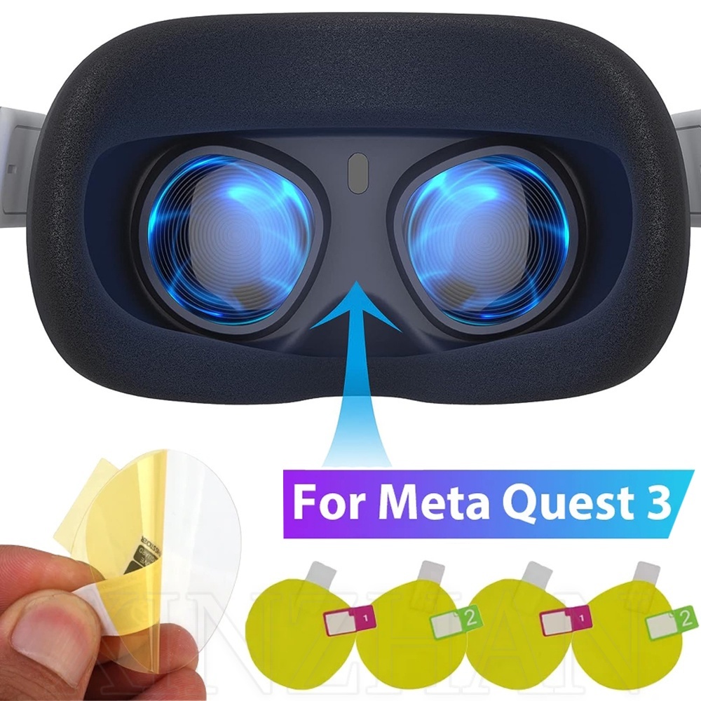 Kính Cường Lực hd Viền tpu Mềm Bảo Vệ lens hd Chống Trầy Xước Cho meta quest 3