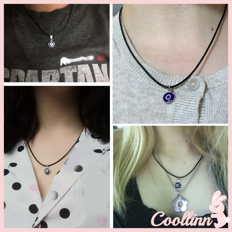 Coo Vòng cổ Mặt Hình Con Mắt Ác Quỷ Được Nhập Khẩu Từ Hàng Ngày