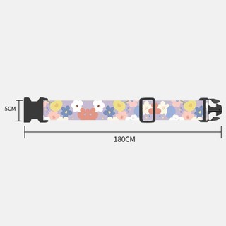 Thắt lưng đóng gói hành lý WOAY, Dây đeo khóa hành lý có thể điều chỉnh bằng sợi Polyester, Dây buộc hành lý chống trộm bền bỉ Du lịch