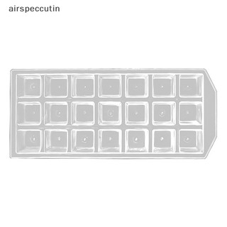 Airspecutin 1Pc 21 Lưới Làm Dày Khuôn Nhựa DIY Có Thể Tái Sử Dụng Whisky Khay Đá Khuôn EN
