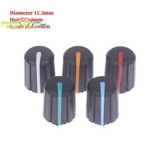Bộ 10 Núm Vặn Chiết Áp Hình Chữ d Bằng Cao Su Mềm Xoay 180 Độ