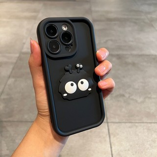 Thời Trang Ốp Điện Thoại tpu Chống Sốc Màu Trơn Gắn Búp Bê 3d Cho xiaomi 14 13t 13 12 12t pro 13 12 11 lite
