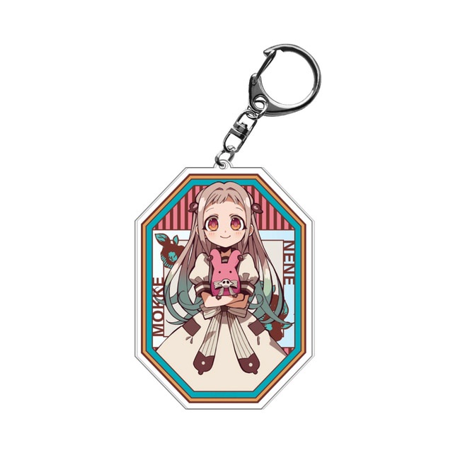 Móc khoá Japan Anime Toilet-bound Hanako-Kun Keychain Romantic in 2 mặt rõ nét nhựa Acrylic Phụ kiện trang trí chibi