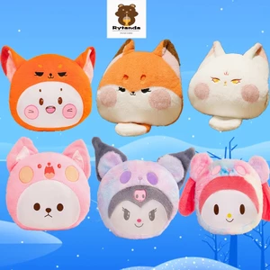 Rytanda Thỏ búp bê Teddy Bear Plush Toy Fox nhồi bông đồ chơi thỏ dễ thương Fox tay ấm gối cho trẻ em quà sinh nhật Giáng sinh