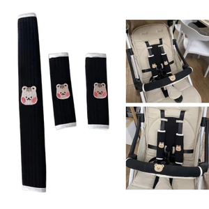 Mya Essential Xe Đẩy Đai Đệm Xe Đẩy Tay Lái Vỏ Bảo Vệ Đai Xe Ô Tô Với Thiết Kế Họa Tiết Động Vật Đáng Yêu