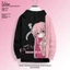 YB1 Bocchi The Rock Áo Khoác Anime Dài Tay Top Nữ Cosplay Gotou Hitori 3D Áo Chui Đầu Thời Trang Oversize BY