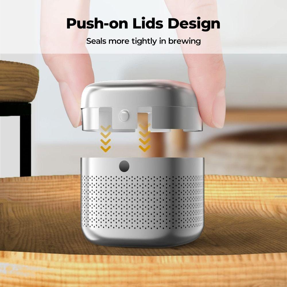 SNUGHOUSE Loose Leaf Tea Diffuser, Extra Fine Mesh Brew Tea Thép không gỉ Tea Infuser Ball, Lưới Lọc Lọc Hình Bóng Móc Mở Rộng Dụng Cụ Lọc Trà