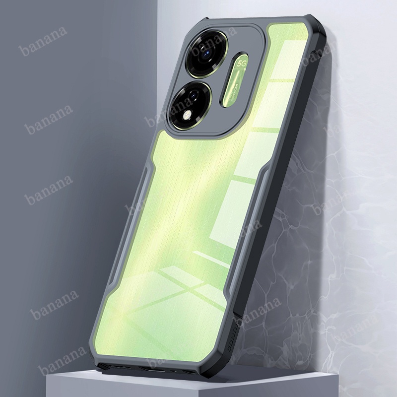 Ốp điện thoại di động chống rơi 3 TRONG 1 Itel P55 cho Itel Power 55 Itel A70 Phim kính cường lực + Phim ống kính