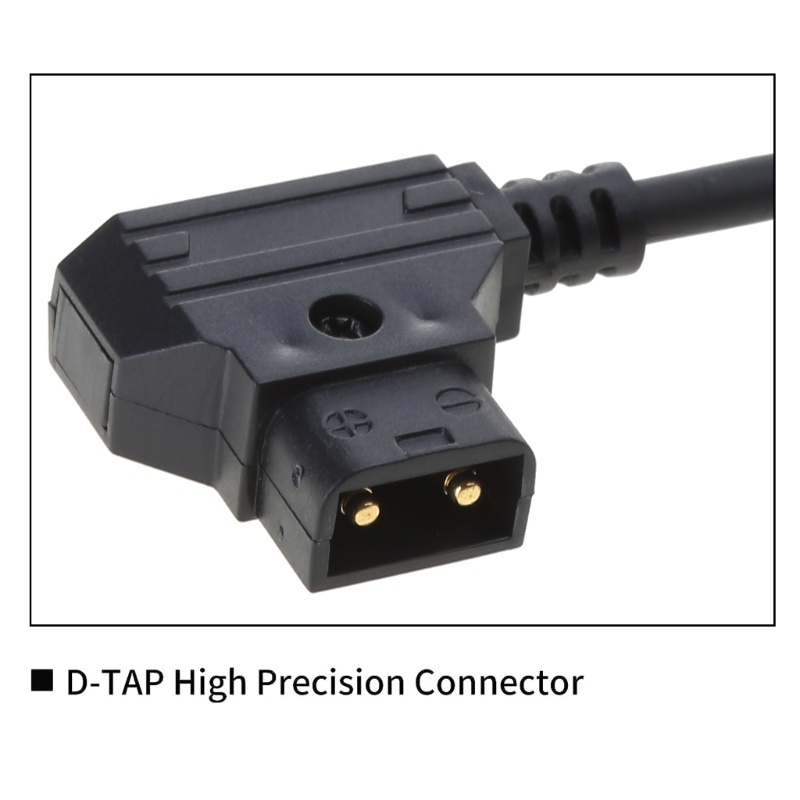 Góc cáp nguồn KING D-Tap sang DC2 1 DC2 5 cho màn hình hỗ trợ Video Atomos