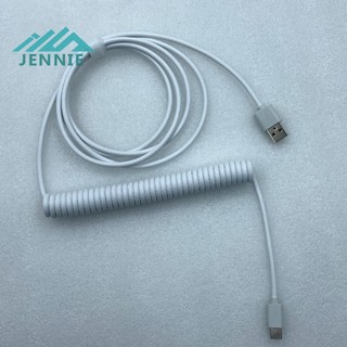 Dây Cáp Bàn Phím Cơ Type-C Sang USB Màu Trắng 1.vn