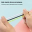 DWEL 12 Cái / bộ Dây Giày Thể Thao, Dây Giày Màu Trơn Dây Giày Co Giãn, Dây Đeo Giày Người Lười Silicon Co Giãn