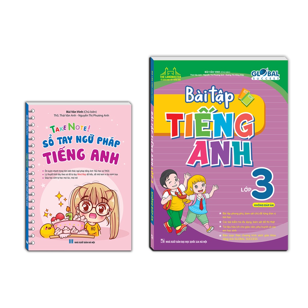 Sách - Combo 2c - GLOBAL SUCCESS - Bài tập tiếng anh lớp 3 (ko dáp án ...