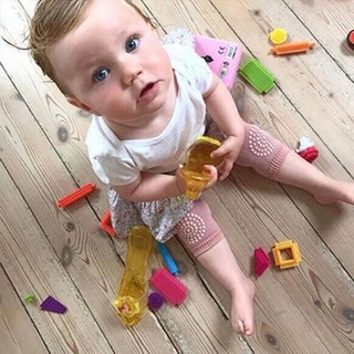 INENK ếng Lót Đầu Gối Cho Bé, Trẻ Sơ Sinh Đệm Khuỷu Tay Cho Bé, Bảo Vệ Thời Trang Hỗ Trợ Đầu Gối An Toàn Bò Giữ Ấm Chân Cho Bé Cho Bé