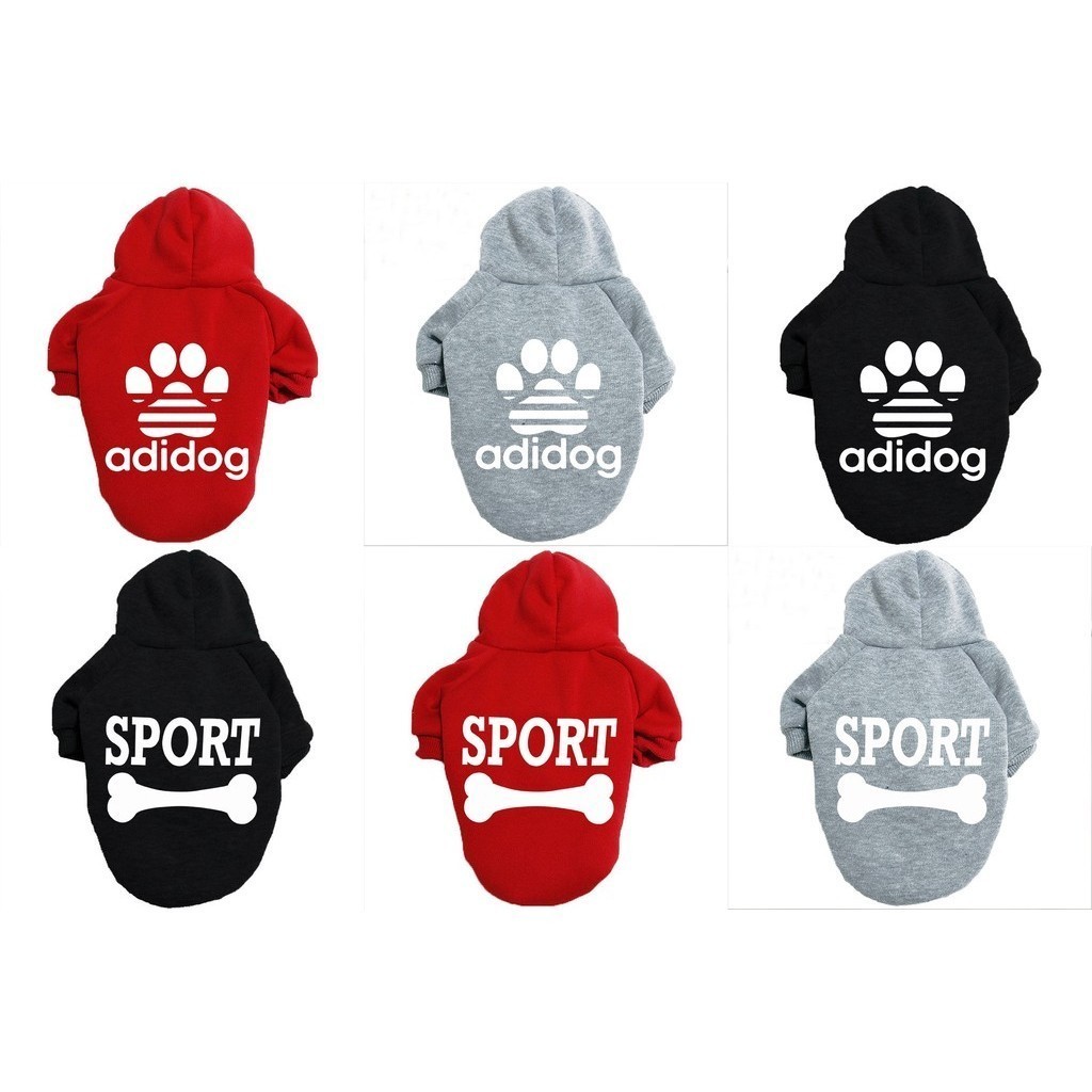 Áo hoodie in hình xu hướng thú cưng cho chó vừa và nhỏ có mũ