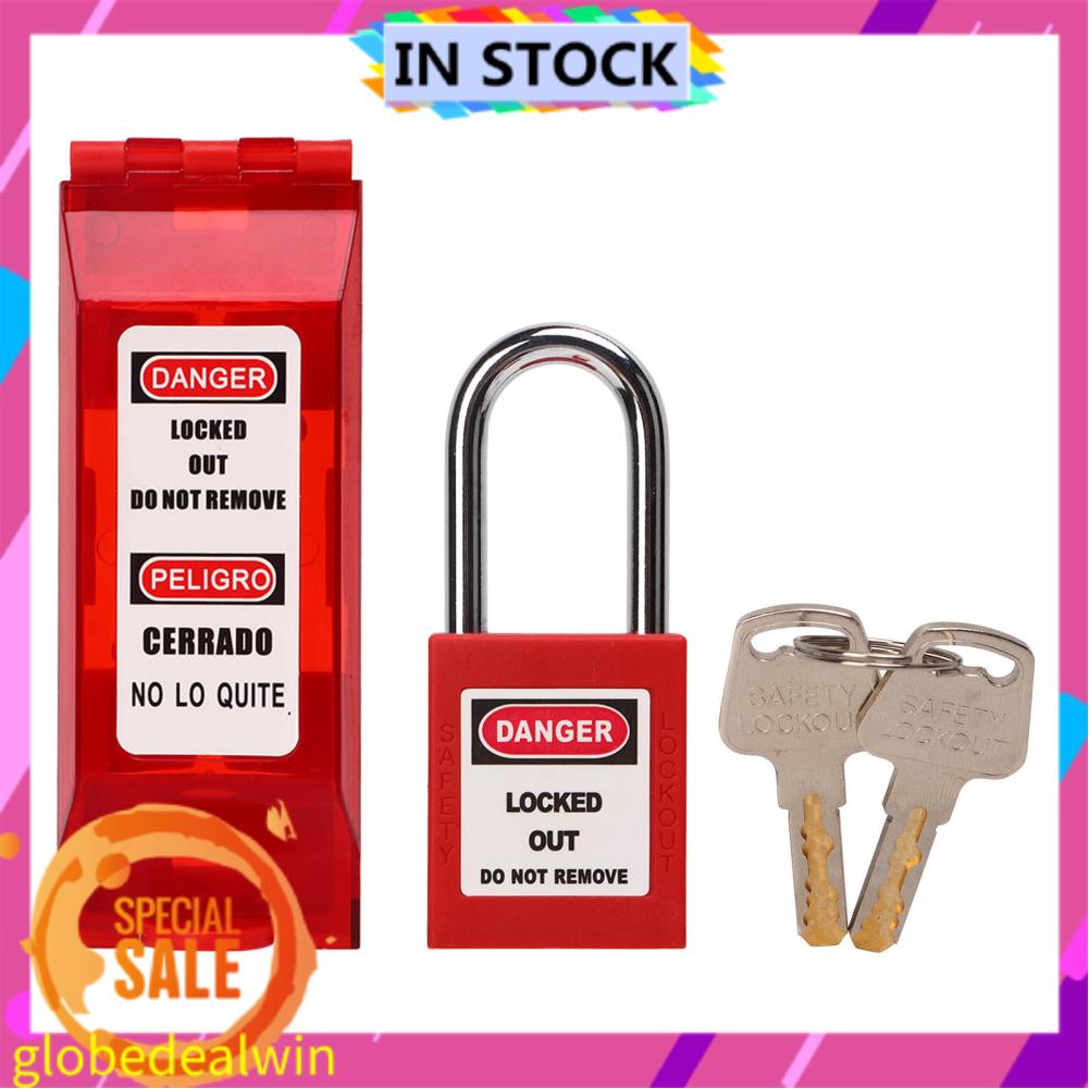 Globedealwin Lockout Tagout Locks Universal Safety Padlock With ...