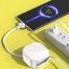 Cáp sạc YRBWD 3 trong 1, Cáp dữ liệu Micro USB Type C, Dây sạc di động có thể thu vào cho / Huawei / /