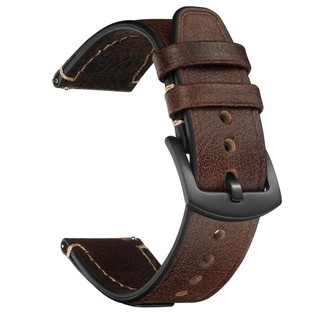 Dây Đồng Hồ Đeo Tay Chất Liệu Da Bò 20mm 22mm Phong Cách vintage Dành Cho Nam Và Nữ