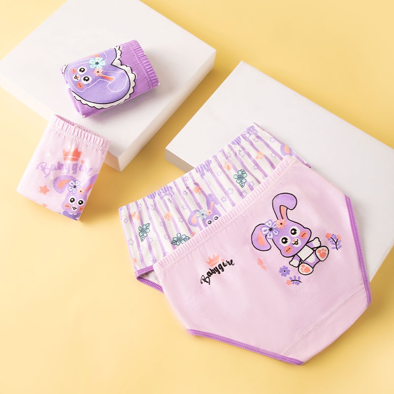 SANRIO Quần Lót cotton Họa Tiết Hoạt Hình Xinh Xắn Dành Cho Bé Gái