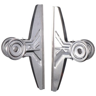2 Chiếc Bulldog Kẹp Jumbo Chất Kết Dính Thép Không Gỉ 20cm Văn Phòng