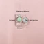 Bộ 50 DIY Hình Kẹo Trong Suốt Cored Hạt 8.9 * 16.6mm Pha Lê Trong Suốt Vật Liệu Handmade Quà Tặng Trẻ Em