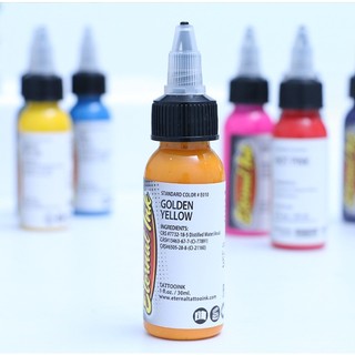 -(MẪU MỚI) Mực tập Eternal 30ml mẫu mới nhất chuyên dụng cho luyện tập xăm body và phun xăm thẩm mĩ