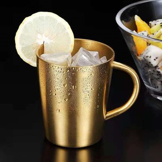 Cốc Uống Bia Hai Lớp Bằng Thép Không Gỉ 300ml
