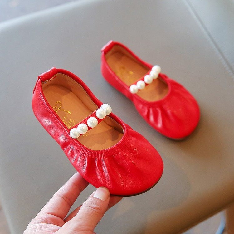 giày búp bê bé gái giày bệt cho bé nhún bèo đính ngọc êm chân điệu đà cho bé từ 1 tuổi có size đại có hộp K99 ( ảnh thật