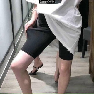 Quần legging Nhỏ Clothing Big size nữ, Quần đùi ôm size ngoại cỡ chất liệu mềm mịn dễ chịu  QOM