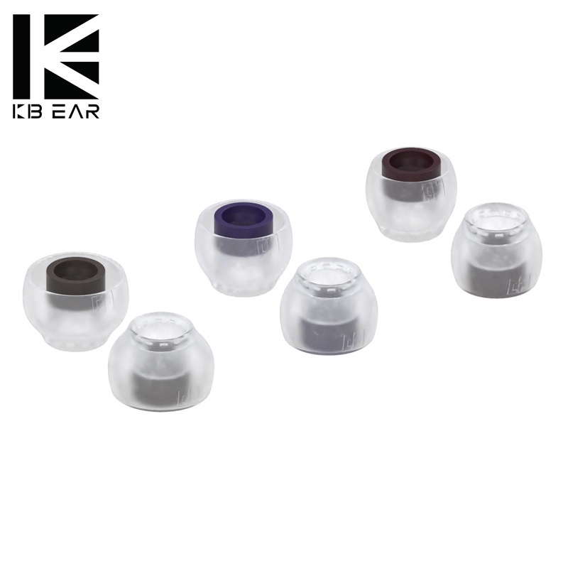 Tri 1 Cặp Tai Nghe Nhét Tai Bằng Silicon Có Dây Kích Thước s / m / l Cho qkz hbb kai