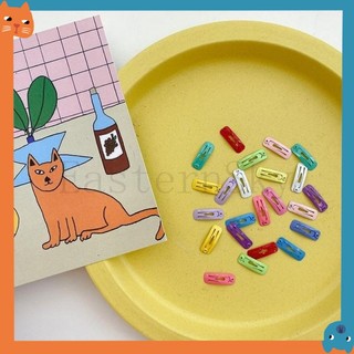 2cm Mini Thú Cưng BB Kẹp Nhiều Màu Sắc Nhỏ Vuông Kẹp Tóc Candi Màu Trái Cây Teddy Yorkshire Chó Mèo Trang Sức Chó Con Thẻ Tóc