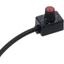 Bộ điều chỉnh độ sáng thụ động điện áp thấp CATIYAHA, Bộ điều chỉnh đèn LED núm DC 0 / 1-10V màu đen bằng nhựa, Bộ điều chỉnh độ sáng đồng màu đỏ di động có công tắc thợ điện