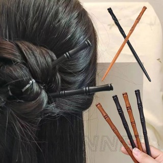 Trâm Cài Tóc Bằng Gỗ Tre Thủ Công Có Lỗ Phong Cách hanfu Trung Hoa Cổ Điển Thời Trang Cho Nữ