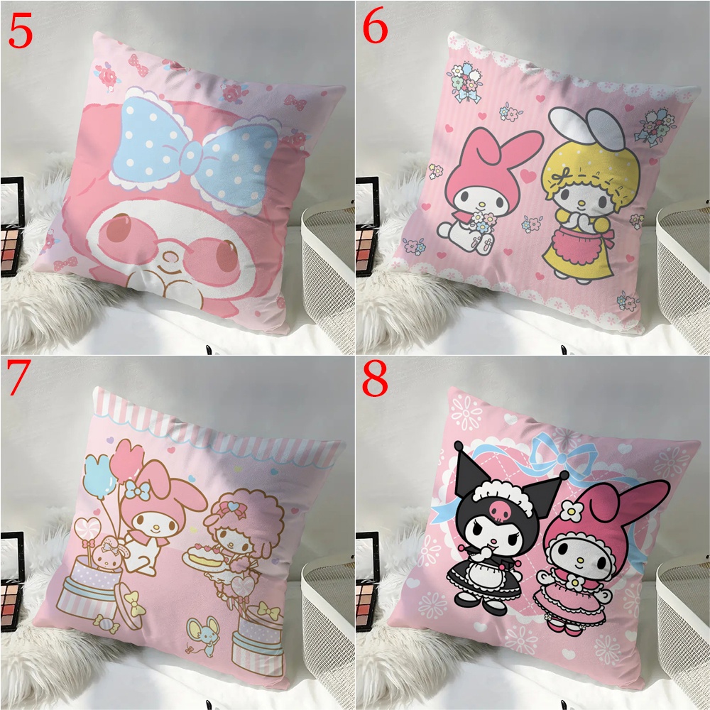 Sanrio Vỏ Gối In Họa Tiết Hoạt Hình my melody Một Mặt Trang Trí Phòng Khách / sofa / Xe Hơi / Quà Tặng Cho Bé (Không Có Lõi)