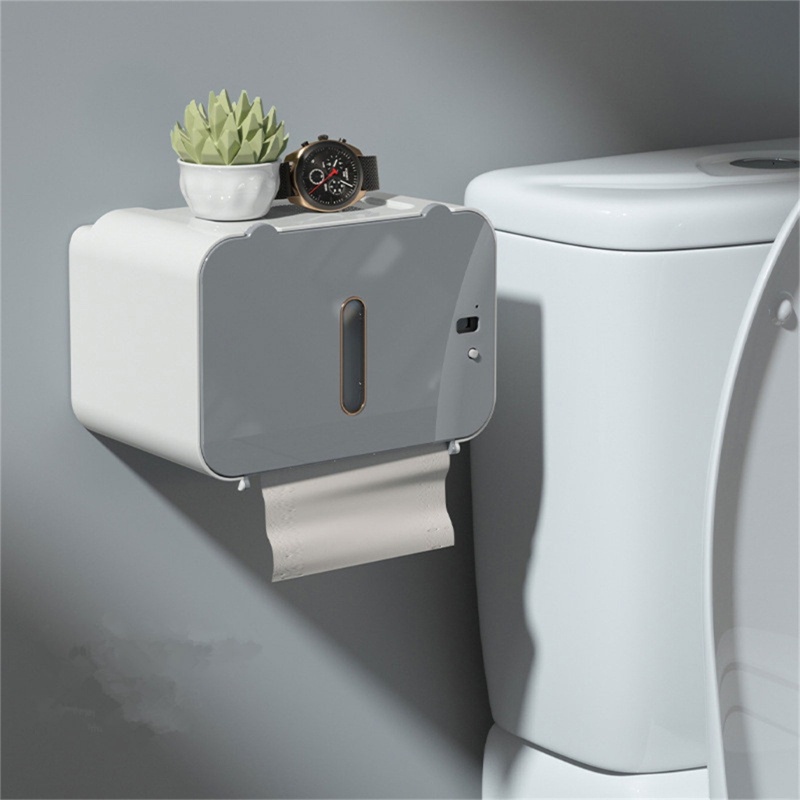 Cinna Tường Cảm Biến Tự Động Hộp Đựng Khăn Giấy Cảm Ứng Hộp Đựng Giấy Vệ Sinh Cho Phòng Tắm Khăn Giấy Giá Vệ Sinh Accesso